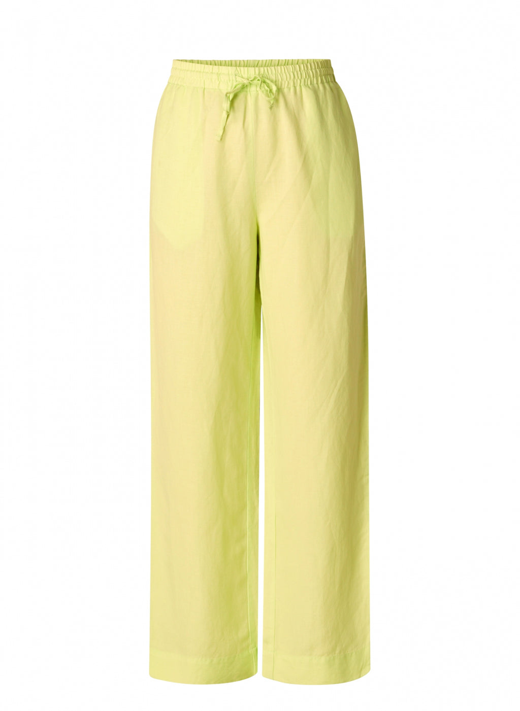 Pellavaviskoosihousut sorbet green YEST