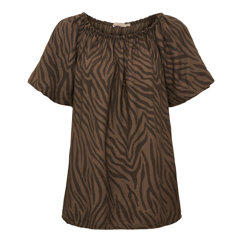 Pusero Zebra tummanruskea Marta du Chateau