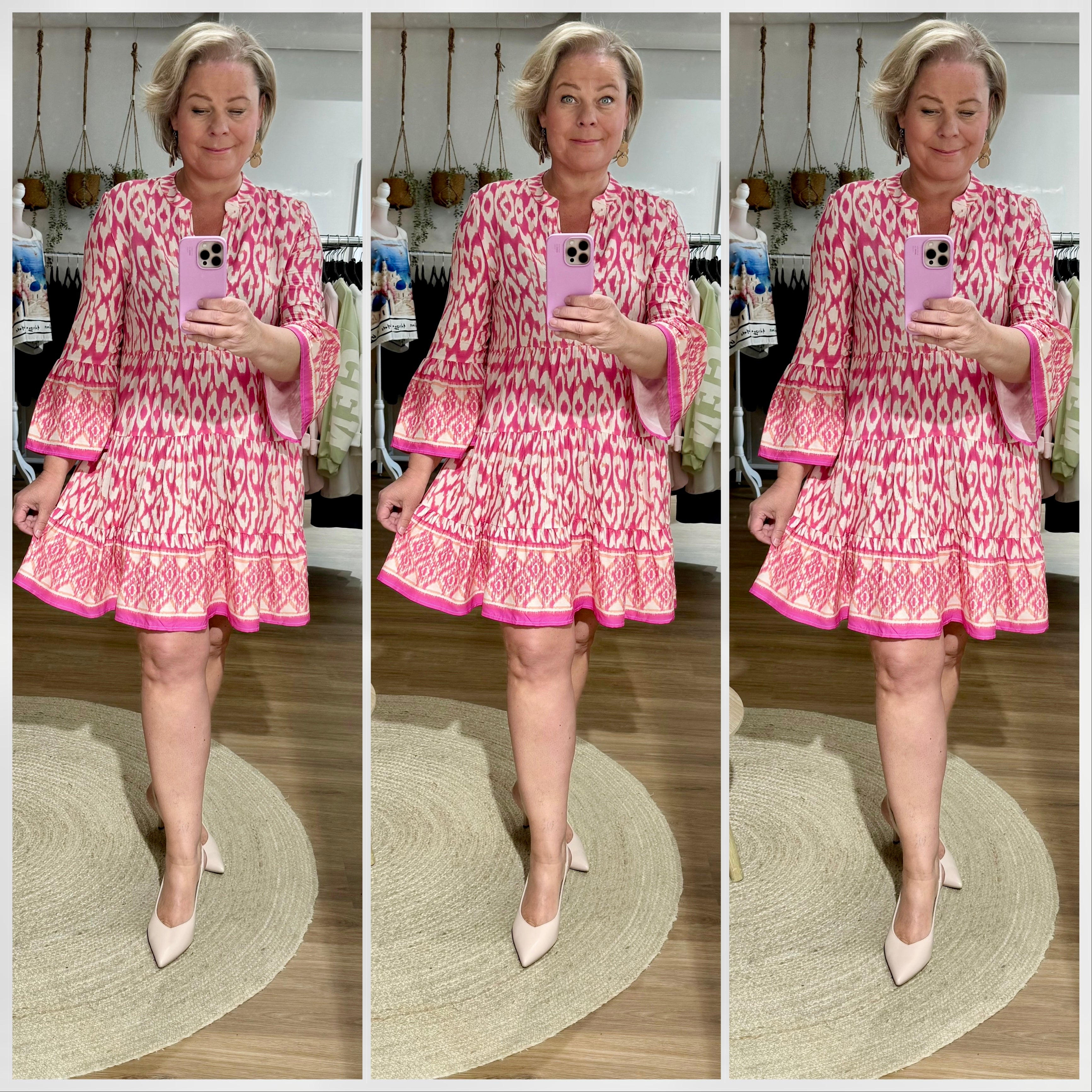 Mekko Melody viskoosia pinkki