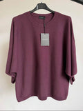 Neulepusero aubergine WAUW Fashion