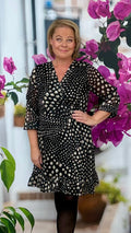 Mekko musta Happy Dots Jörlevik