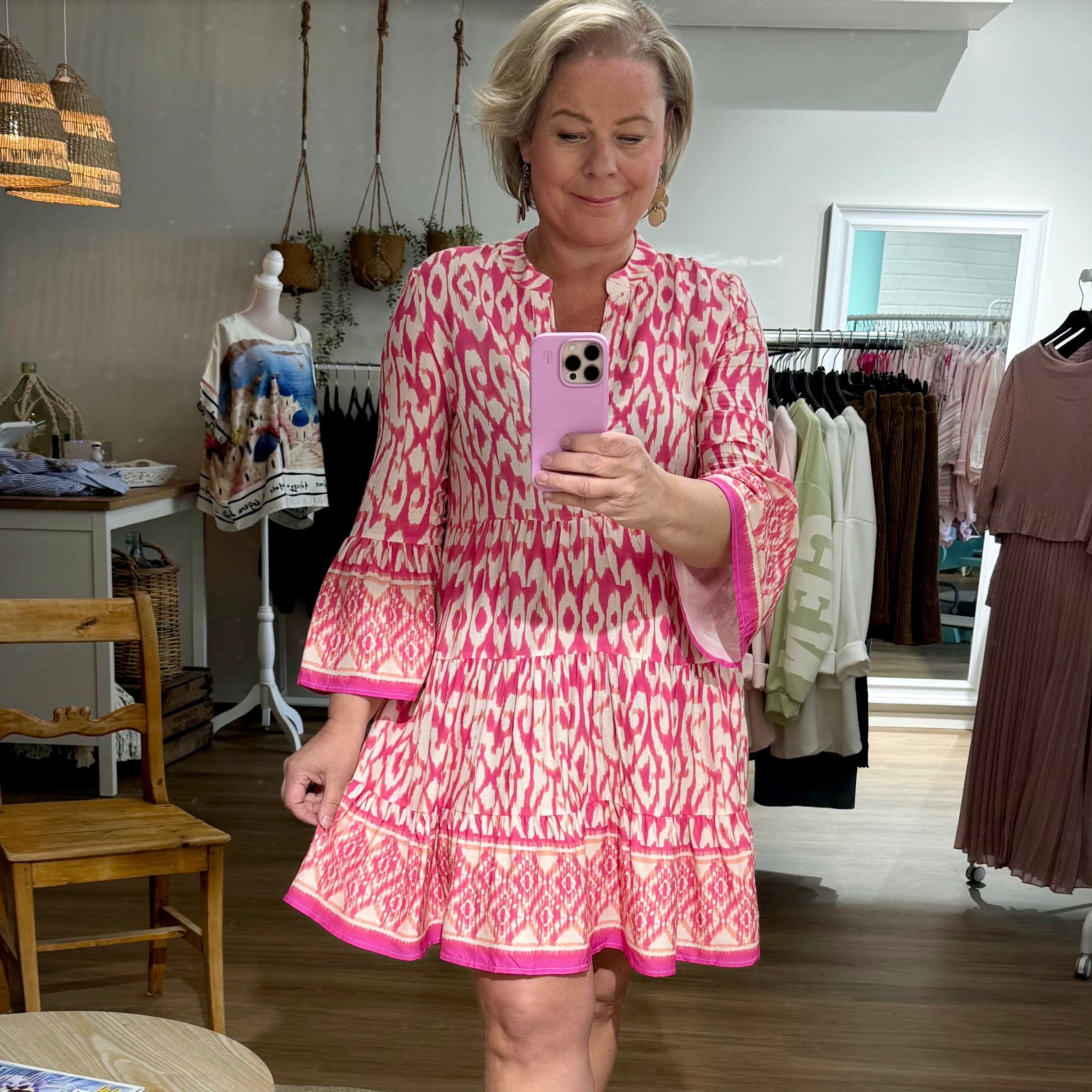Mekko Melody viskoosia pinkki