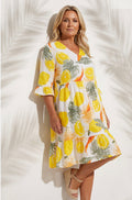 Sitruunamekko Tropical lyhyt 2XL