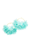 Korvakorut turquoise petal