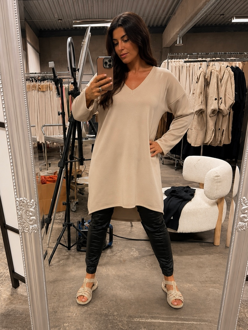 Collegemekko beige Jörlevik